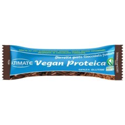 Ultimate Barretta Vegana Proteica Gusto Cioccolato Fondente 40 g