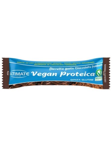 Ultimate barretta vegana proteica gusto cioccolato fondente 40 g