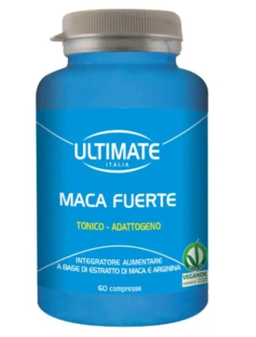 Ultimate maca fuerte - integratore tonico per stanchezza fisica e mentale - 60 compresse