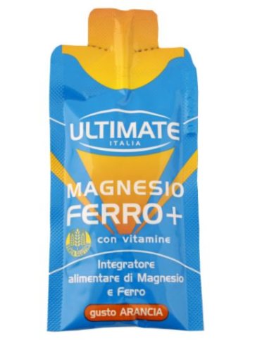 Ultimate magnesio ferro+ - integratore per stanchezza e affaticamento gusto arancia - 30 ml