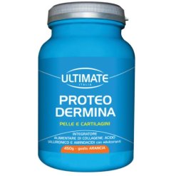 Ultimate Proteo Dermina - Integratore per il Benessere di Pelle e Cartilagini Gusto Arancia - 450 g