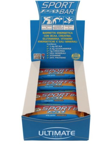 Ultimate sport bar barretta proteica gusto nocciola 24 pezzi