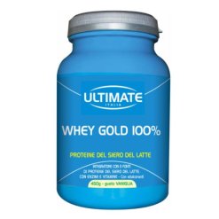 Ultimate Whey Gold 100% - Integratore per Massa Muscolare Gusto Vaniglia - 450 g