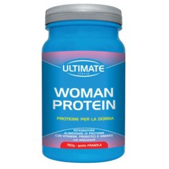 Ultimate Woman Protein - Integratore Proteico per Donne Gusto Fragola - 750 g