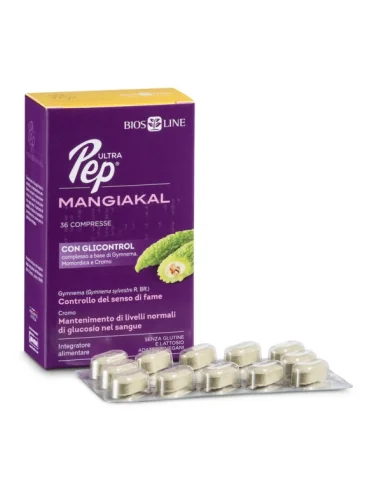 Ultra pep mangiakal - integratore per controllo del senso di fame - 36 compresse Ultra pep mangiakal - integratore per controllo del senso di fame - 36 compresse