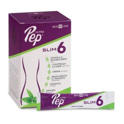 Ultra Pep Slim 6 - Integratore per la Perdita di Peso Gusto Tè Verde - 20 Bustine