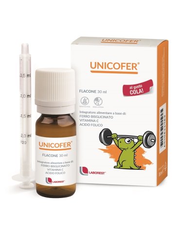 Unicofer - integratore di ferro e vitamina c - gocce 30 ml 