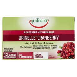 Urinelle Cranberry Integratore Vie Urinarie 12 Bustine Orosolubili