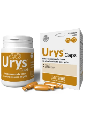 Urys caps - integratore per vie urinarie di cani e gatti - 30 capsule Urys caps - integratore per vie urinarie di cani e gatti - 30 capsule