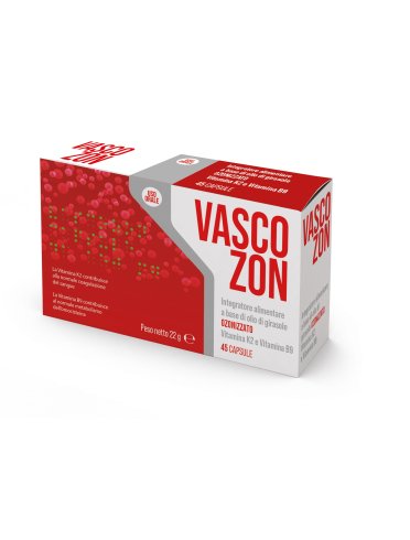 Vascozon - integratore per favorire al coagulazione del sangue - 45 capsule