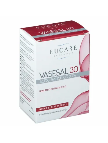 Vasesal 30 unguento cheratolitico 6 bustine Vasesal 30 unguento cheratolitico 6 bustine