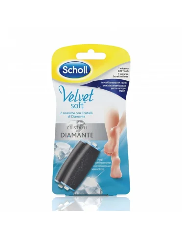 Scholl velvet soft ricarica roll extra esfoliante 2 pezzi Scholl velvet soft ricarica roll extra esfoliante 2 pezzi