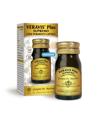 Veravis plus supremo - integratore per regolarità intestinale con fermenti lattici - 60 pastiglie