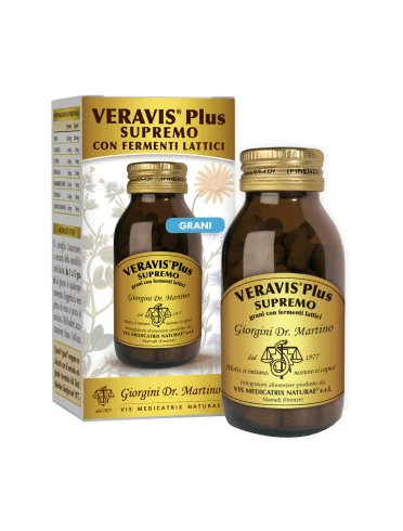 Veravis plus supremo - integratore per regolarità intestinale con fermenti lattici - 150 grani Veravis plus supremo - integratore per regolarità intestinale con fermenti lattici - 150 grani