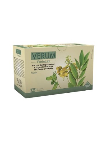 Verum fortelax tisana regolarità intestinale 20 filtri