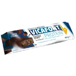 Vicafort Protein - Barrette Proteiche Gusto Cacao - 6 Pezzi