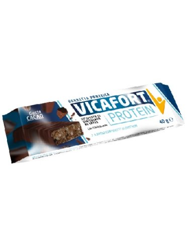 Vicafort protein - barrette proteiche gusto cacao - 6 pezzi Vicafort protein - barrette proteiche gusto cacao - 6 pezzi