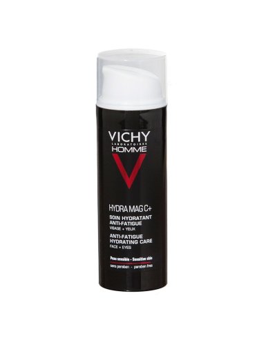 Vichy homme hydra mag c - gel fresco uomo idratante viso e occhi - 50 ml