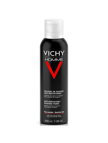 Vichy homme - schiuma da barba anti-irritazione - 200 ml