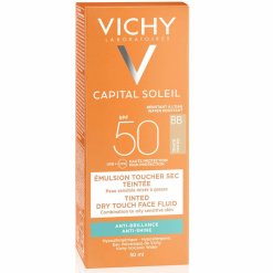 Vichy Capital Soleil - Emulsione BB Solare Viso Colorata con Protezione Molto Alta SPF 50 - 50 ml