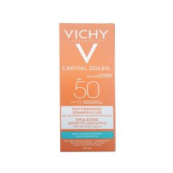 Vichy Capital Soleil - Crema Viso Solare Dry-Touch con Protezione Molto Alta SPF 50 - 50 ml