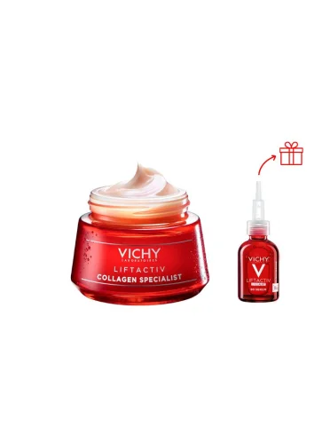 Vichy liftactiv collagen specialist - crema viso giorno anti-rughe 50 ml + vichy liftactiv siero b3 dark spot 5 ml Vichy liftactiv collagen specialist - crema viso giorno anti-rughe 50 ml + vichy liftactiv siero b3 dark spot 5 ml