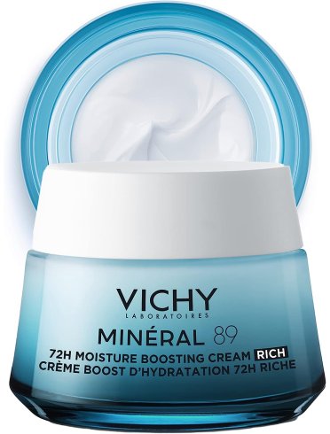 Vichy mineral 89 crema ricca viso idratante 50 ml
