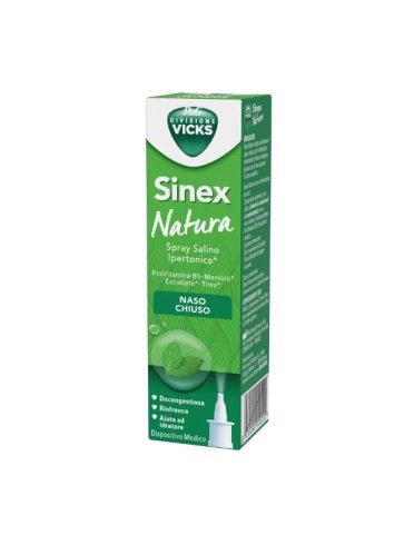 Vicks sinex natura - spray ipertonico decongestionante - 20 ml