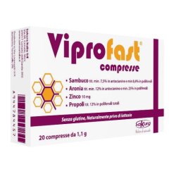 Viprofast Integratore per Vie Respiratorie 20 Compresse