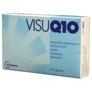 VisuQ10 - Integratore di Coenzima Q10 per il Benessere della Vista - 20 Capsule