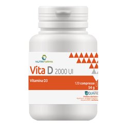 Vita D 2000 UI Integratore Vitamina D3 120 Compresse