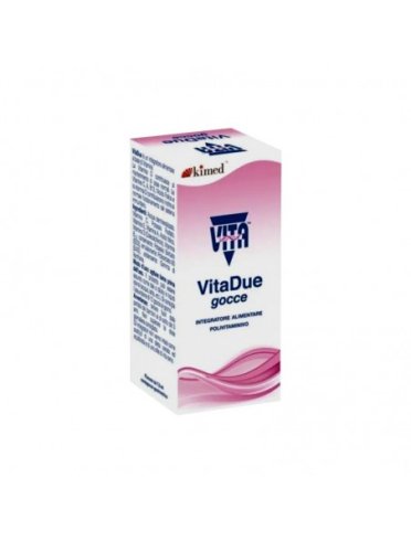 Vitadue gocce integratore multivitaminico 9 ml