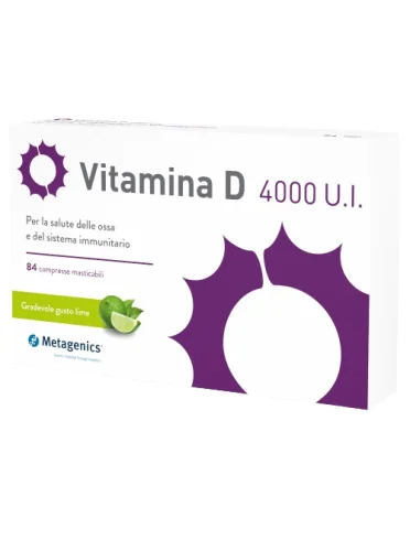 Vitamina d 4000 u.i. - integratore per ossa e sistema immunitario - 84 compresse Vitamina d 4000 u.i. - integratore per ossa e sistema immunitario - 84 compresse