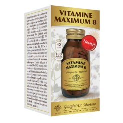 Vitamine Maximum B - Integratore per Stanchezza e Affaticamento - 180 Pastiglie