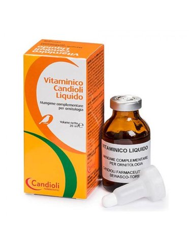 Vitaminico candioli liquido mangime complementare per volatili 20 ml