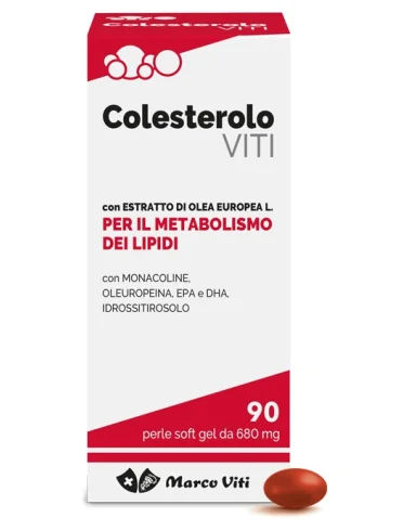 Viti colesterolo - integratore per il benessere cardiovascolare - 90 perle
