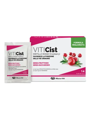 Viticist mirtillo - integratore per il benessere delle vie urinarie - 14 bustine Viticist mirtillo - integratore per il benessere delle vie urinarie - 14 bustine