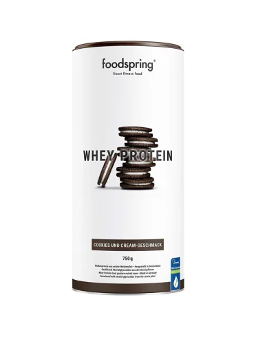 Whey protein per sviluppo muscolare biscotti e crema 750 g