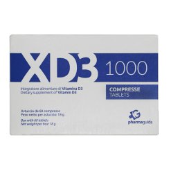 XD3 1000 Integratore Vitamina D3 60 Compresse