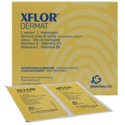 Xflor Dermat Integratore di Probiotici 14 Bustine