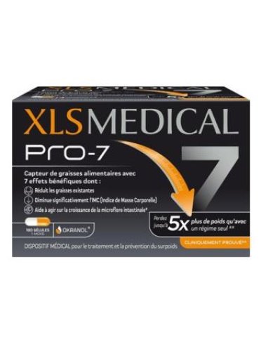 Xl-s medical pro 7 - dispositivo medico controllo del peso - 180 capsule