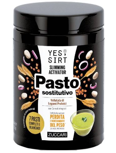 Zuccari yes sirt - pasto sostitutivo per perdita del peso - crema di grano saraceno semi di chia e pistacchio - 364 g