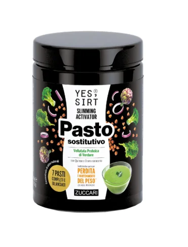 Zuccari yes sirt - pasto sostitutivo per perdita e mantenimento del peso - vellutata proteica di verdure - 364 g Zuccari yes sirt - pasto sostitutivo per perdita e mantenimento del peso - vellutata proteica di verdure - 364 g