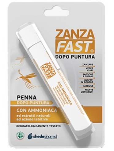 Zanzafast - stick dopopuntura con ammoniaca - 12 ml