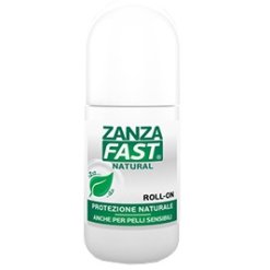 Zanzafast Natural - Crema Roll-On Anti-Zanzare - 50 ml