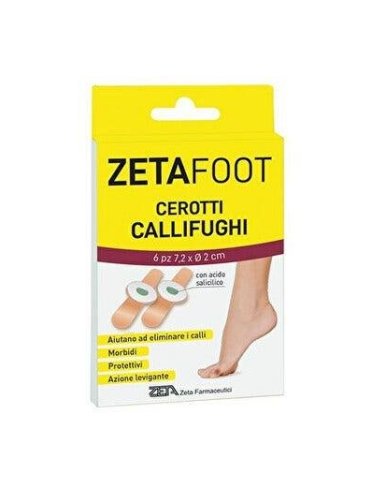 Zetafoot cerotti callifughi dischetto centrale 6 pezzi