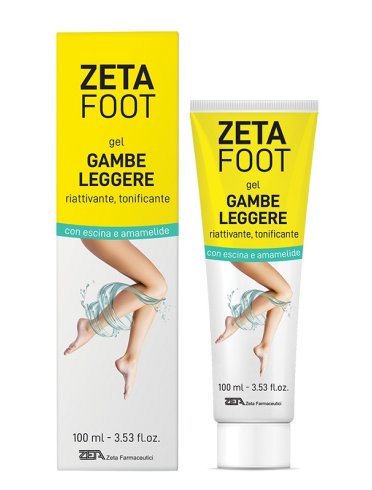 Zetafoot gel gambe leggere rinfrescante 100 ml