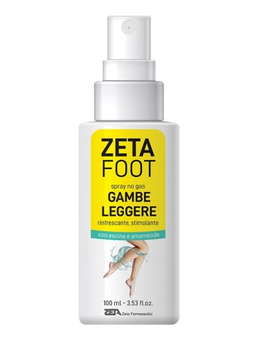 Zetafoot spray gambe leggere rinfrescante 100 ml