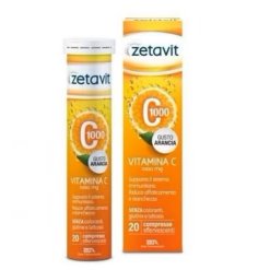 Zetavit C 1000 Integratore Sistema Immunitario 20 Compresse Effervescenti