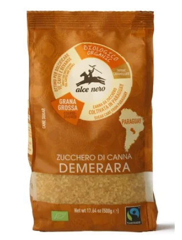 Zucchero di canna biologico demerara 500 g Zucchero di canna biologico demerara 500 g